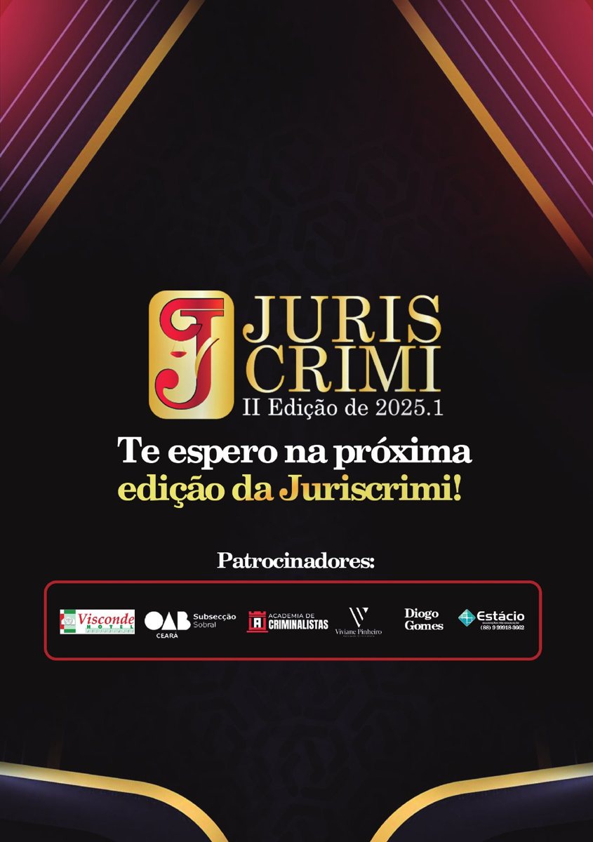 Verso da pasta JurisCrimi II edição