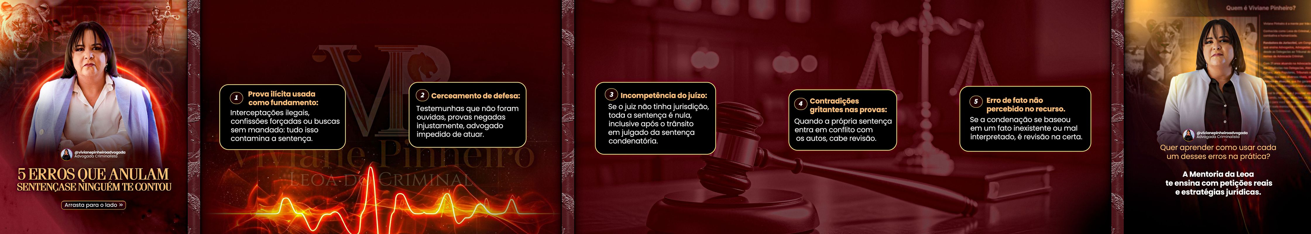 Carrossel 5 erros que anulam sentenças