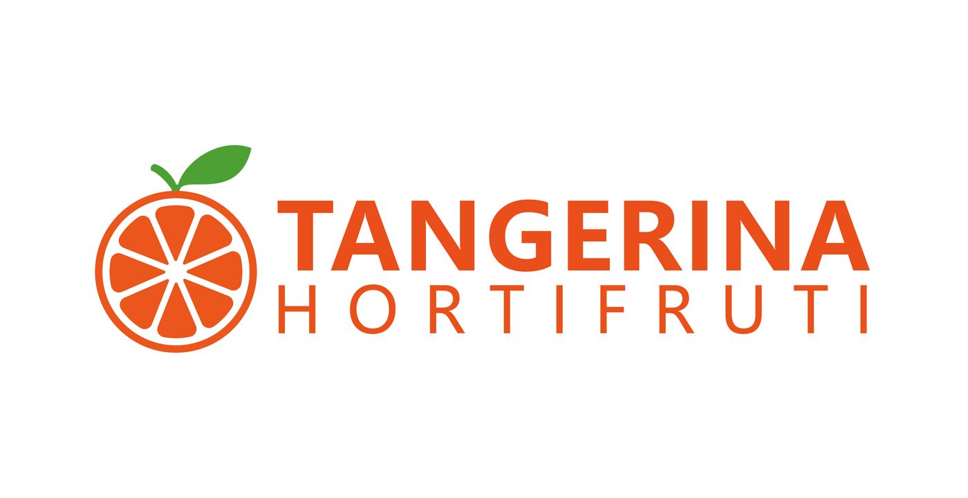 Identidade visual Tangerina Hortifruti