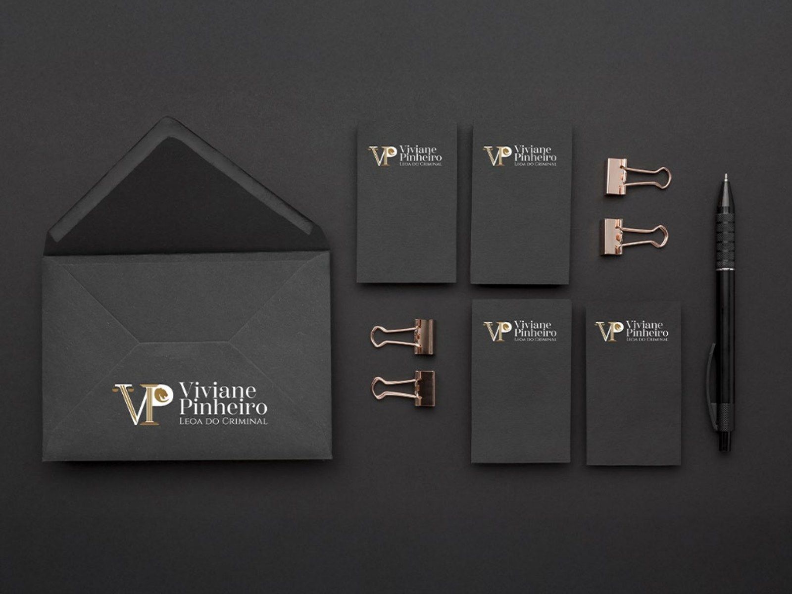 Identidade visual Viviane Pinheiro